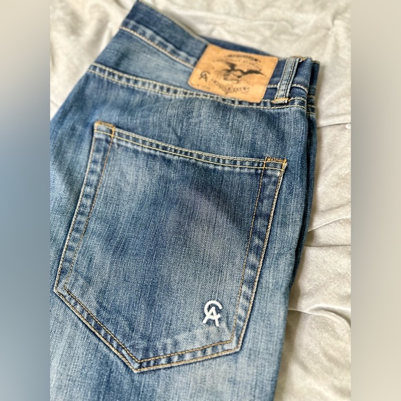 Christian Audigier Denim Men’s Slightly Distressed Jeans. Size 34 x 32 - Picture 3 of 16